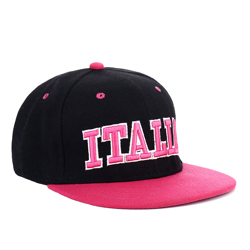 Gorras Hip Hop Flat Bill 6-панельная спортивная кепка Snapback Hat Cap