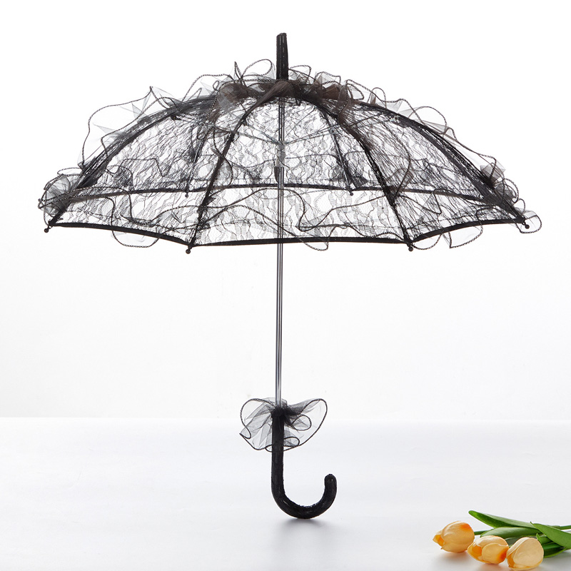 Викторианский кружевной зонтик от солнца